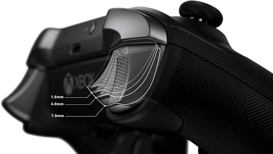 Xbox Elite Series 2 Core Wireless Gaming Controller (2025) – Black – Xbox Series X|S, Xbox One, Windows PC, Android, and iOS thumbnail 2