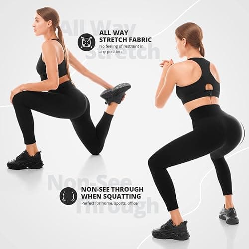Walifrey Leggings for Women, High Waisted Buttery Soft Leggings for Women Gym Yoga Workout thumbnail 3