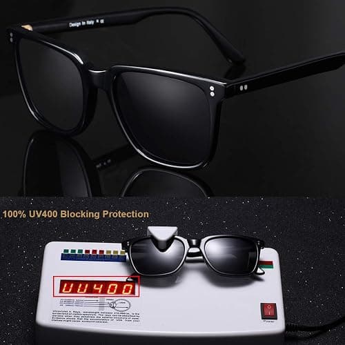 CARFIA Polarized Men's Sunglasses UV400 Protection for Driving Fishing Cool Man Acetate Shades CA5354L thumbnail 4
