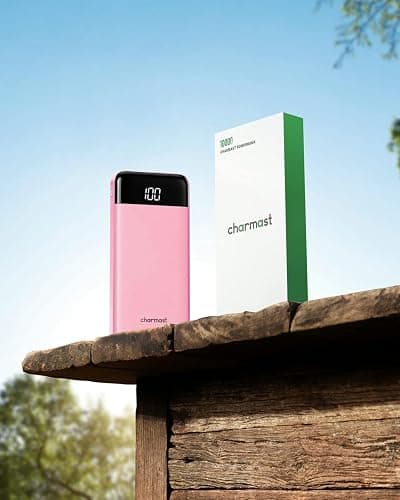 Charmast Portable Charger with Built in Cables, Power Bank with Cords Wires, Slim 10000mAh Travel Battery Pack 6 Outputs 3 Inputs 3A Fast Charging for Samsung Google Pixel LG Moto iPhone iPad thumbnail 9