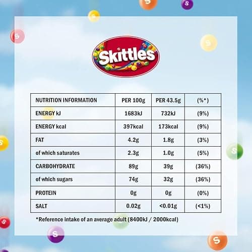 Skittles Sweets Bulk Bag 1kg | Chewy Fruit Flavoured Vegan Candy | Ideal for Sharing, Movie Nights & Party Bags | Family Size Pack thumbnail 2
