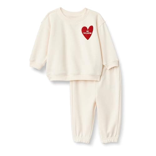 Amazon Essentials x Sofia Grainge Unisex Toddlers and Babies' Sweatshirt & Sweatpant Set - Image 1