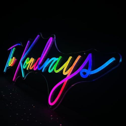 Quececo Custom Neon Sign,Personalized Neon Name Sign for Birthday Gifts | Fast Production and Shipping,Customizable Neon Lights,Neon Sign For Wall Decor,Light up Sign For Wedding Party Logo thumbnail 8