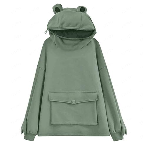 Lvswebe womens Hoodie - X-Large - Dark Green