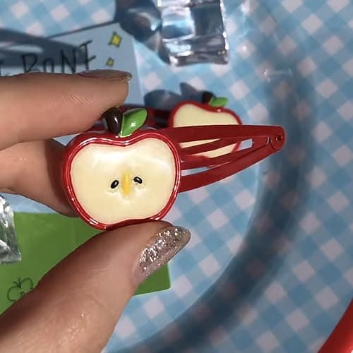 Apple hair clips thumbnail 5