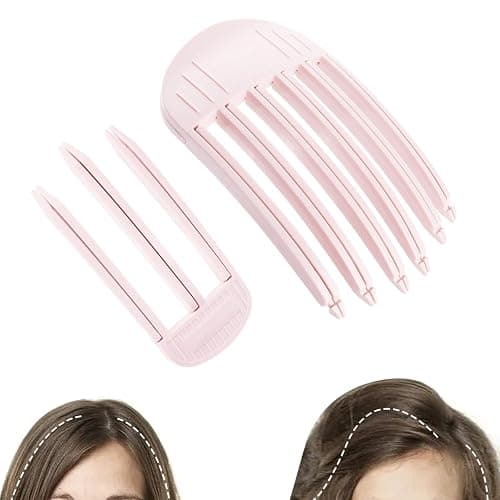 2PCS Volumizing Hair Clips for Women, Hair Volume Clip Styling Tools Volumizing Comb for Fluffy Bangs Clips for Root Lift, Root Booster Clips, Pink - Image 1