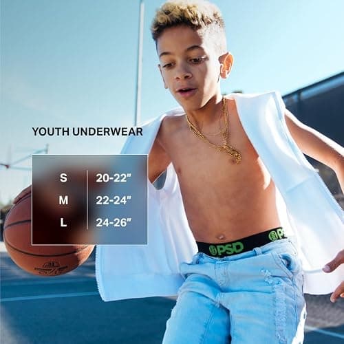 PSD Underwear Boys Boxer Briefs - Animal Print, Comfortable Active Underwear for Boys, Packs & Singles thumbnail 2
