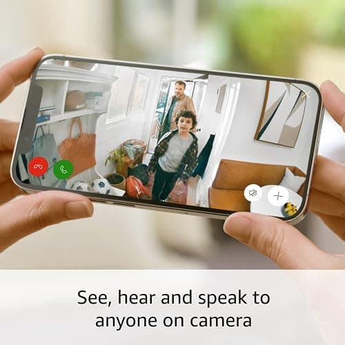 Ring Indoor Cam (newest model) — Home or business security in 1080p HD video — 4-pack, White - White - 4 Cameras thumbnail 2