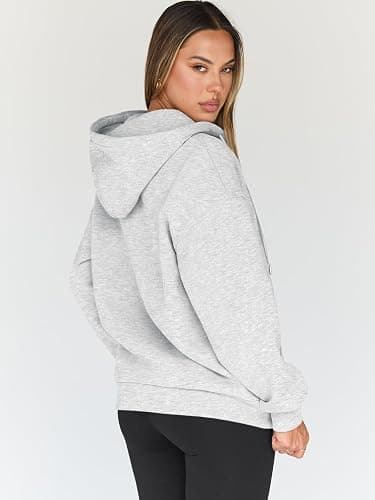 Trendy Queen Womens Zip Up Hoodies 2026 Oversized Sweatshirt thumbnail 4