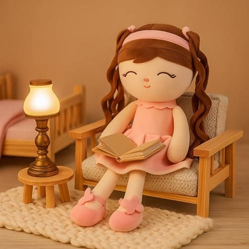 Jumbrace Soft Baby Doll Toys (16'') Baby Rag Doll for Girls Birthday Gift Christmas Plush Toys Gift for Toddler Kids (Pink) thumbnail 7