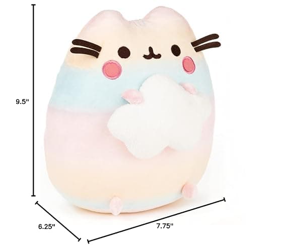 GUND Pusheen Rainbow Ombre Plush, Stuffed Animal for Ages 8 and Up, Rainbow, 9.5” thumbnail 2