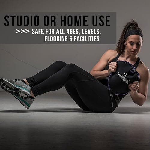 Hyperwear SandBell® Soft Sandbag Weight (2–50 lbs) – Pre-Filled with Clean USA Sand, Safe Soft Weight for Strength Training, HIIT, Functional Fitness, Rucking & Home Workouts thumbnail 6