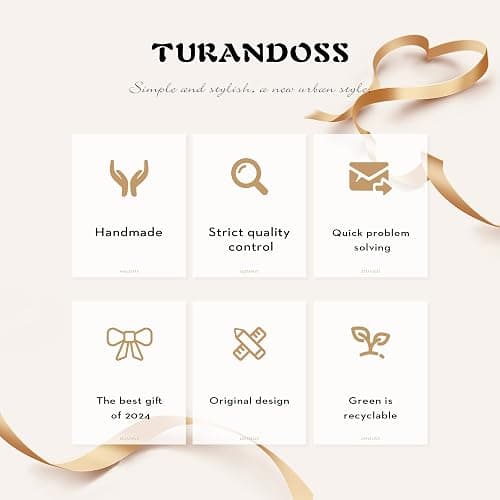 Turandoss Rings for Women Girls - Non Tarnish Dainty 14K Gold Plated Adjustable Letter Rings for Women Teen Girls, Stackable Cute Thumb Pinky Fashion Unique Open Simple Birthday Gifts Jewelry thumbnail 8