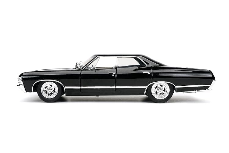 Jada Supernatural 1:24 1967 Chevy Impala Die-cast Car w/Dean Winchester Die-cast Figure, Toys for Kids and Adults thumbnail 10