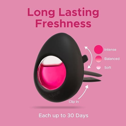 Air Jungles Car Air Freshener Vent Clip 3 Count, Honey Peach Scent, 4 ml Each, Long-Lasting Car Odor Eliminator, Easy Clip-On Design, Up to 90 Days Freshness for Cars, Trucks, and SUVs thumbnail 5