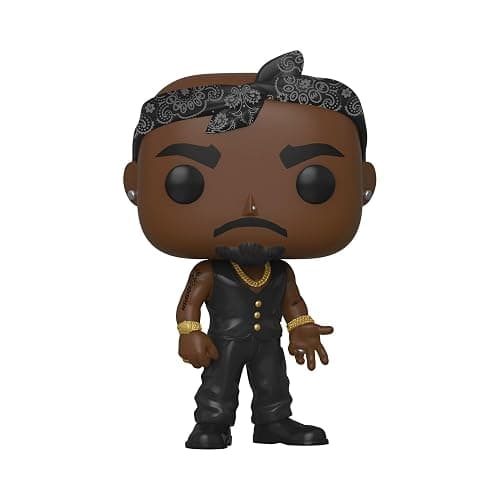 Funko Pop Rocks: Tupac - Vest with Bandana - Collectable Vinyl Figure - Gift Idea - Official Merchandise - Toys for Kids & Adults - Music Fans - Model Figure for Collectors and Display thumbnail 3