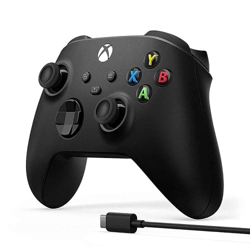 Microsoft Xbox Core Wireless Controller + USB-C Cable – Carbon Black thumbnail 2