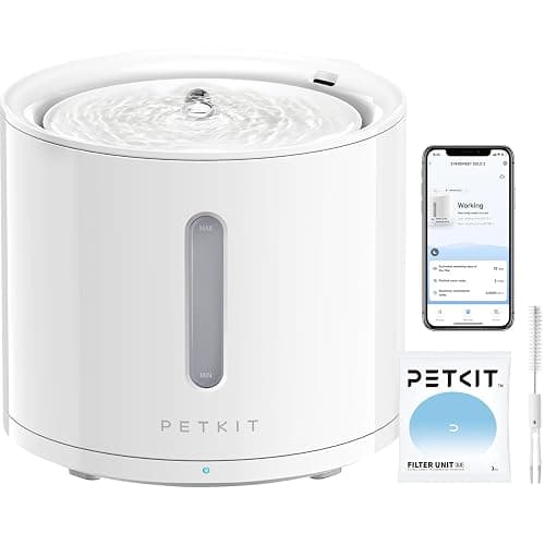 PETKIT EVERSWEET Solo 2 Cat Water Fountain with Pump, Ultra Quiet 70oz/2L Pet Water Fountain for Cats and Dogs Inside, 3 Working Modes, Visualization Window, (App Control) | 70oz/2L Pet Water Fountain for Cats and Dogs Inside, 3 Working Modes, Visualization Window, App Control - Image 1