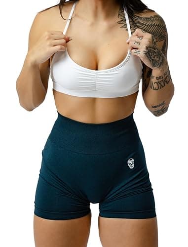 Gymreapers Infinity Seamless Workout Shorts High Waist Biker Shorts for Women Athletic Gym Running Pilates Yoga Sport Short thumbnail 3