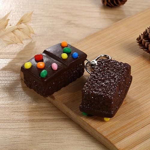 HSYHERE Men Women Creative Interesting Novelty Stylish Mini Simulated Food Fruit Shrimp Keychain Key-ring Pendant thumbnail 5