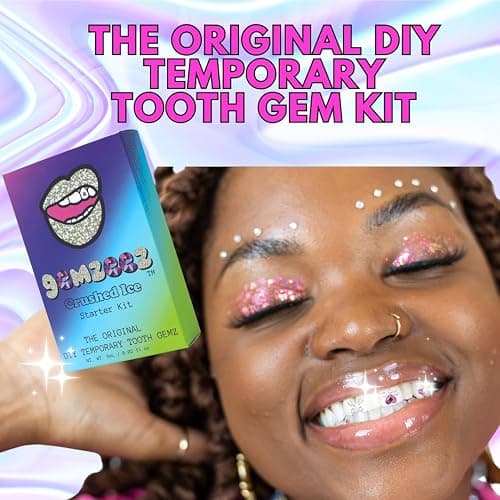 Gemzeez: The Original DIY Temporary Tooth Gemz Starter Kit (Crushed Ice) and 1,000 Gemz thumbnail 5