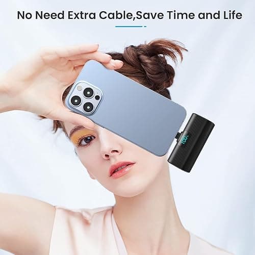 Mini Portable Charger for iPhone 17/16,Upgraded 5500mAh PD USB C Power Bank,Travel Essentials Pocket Phone Charger Battery Pack for iPhone 17/17 Pro Max/16/16 Pro/15 Series,Samsung Galaxy Android etc thumbnail 8