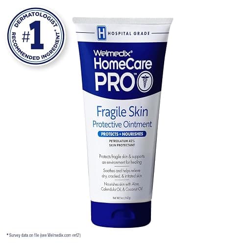 Welmedix Healing Ointment for Dry Skin - Skin Protection Barrier Cream | Hospital Grade Intensive Healing Ointment - Moisturizer for Very Dry, Cracked Skin - 5oz Tube thumbnail 3
