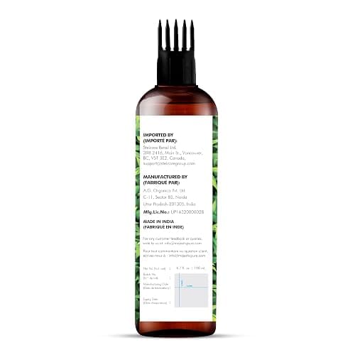 Majestic Pure 100% Pure Tea Tree Oil For Hair Growth - Strengthening, Nourishing, Volumizing - Infused with Jojoba Oil & Grapeseed Oil - Non GMO Verified - 6.7 Fl Oz thumbnail 4