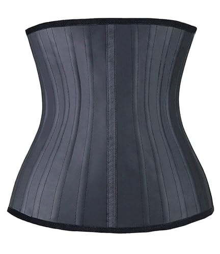 YIANNA Women's Underbust Latex Sport Girdle Waist Trainer Corsets Hourglass Body Shaper thumbnail 2