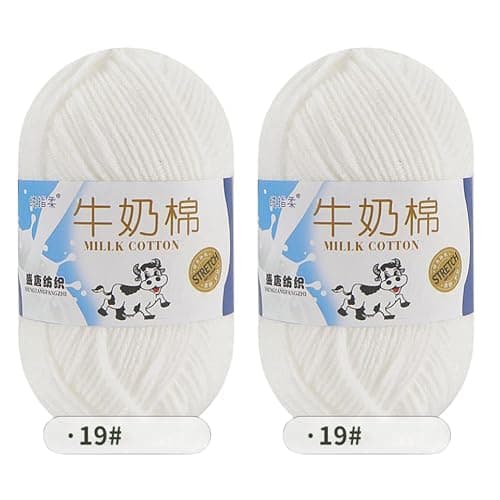 2 pack soft yarn ( WHITE ) - Image 1