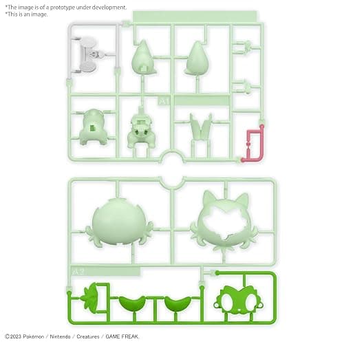 BANDAI Hobby - Pokémon - #18 Sprigatito Pokémon Quick!! Model Kit thumbnail 4