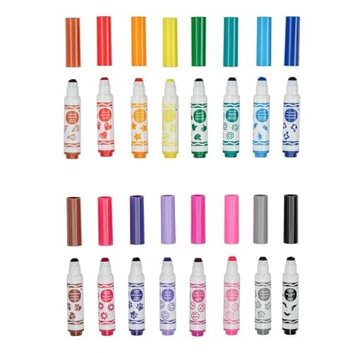 Crayola Emoji Pip Squeaks Washable Markers (16ct), Toddler Mini Stamper Marker Set, Coloring Supplies for Toddlers, Gift for Kids thumbnail 7