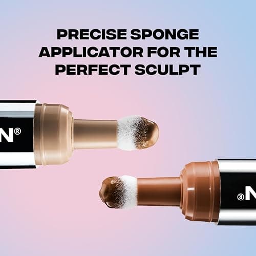 Sacheu Liquid Contour STAY-N Long Wear Cream Contour Makeup — Long Lasting, Blendable, & Lightweight Formula — Vegan & Cruelty-free, Giving Drama thumbnail 7