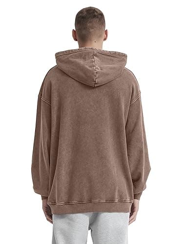 Mens Hoodies Vintage Oversized Hoodie Acid Wash thumbnail 6