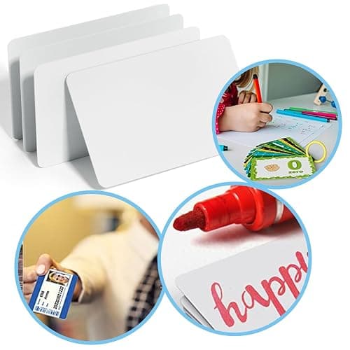 20 Pcs Blank PVC Cards CR80 30 Mil Graphic Quality White Plastic Cards Premium Blank PVC ID Cards for Photo ID Badge Printers（Credit Card Size） thumbnail 6