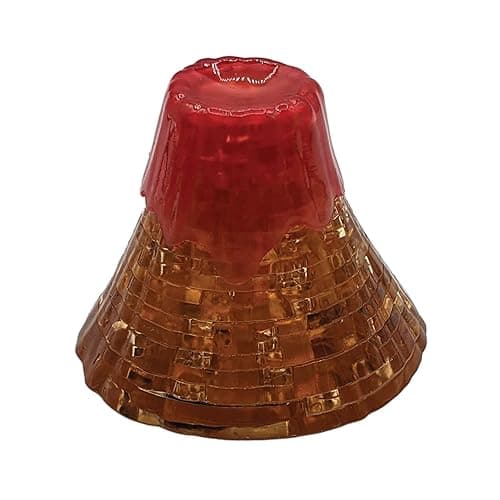 BePuzzled, Volcano Original 3D Crystal Puzzle, Perfect for Puzzlers Ages 12 and Up, Challenging to Complete and Beautiful to Display, Collect Them All thumbnail 4