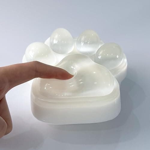 Handmade Large Cat Paw Squishies for Relaxation, 5-inch Transparent Squishies Paw for Adults - 2025 New thumbnail 5