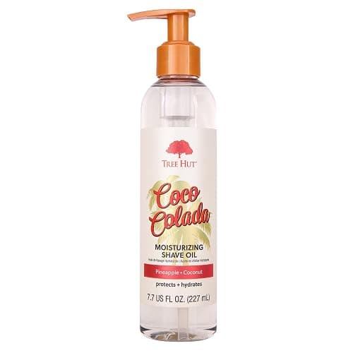 Tree Hut Coco Colada Moisturizing Shave Oil, Hydrating Gel-to-Oil Formula for a Close, Smooth Shave, 7.7 fl oz - Image 1