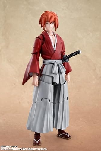 TAMASHII NATIONS - Rurouni Kenshin: Meiji Swordsman Romantic Story - Kenshin Himura, Bandai Spirits S.H.Figuarts Action Figure thumbnail 4