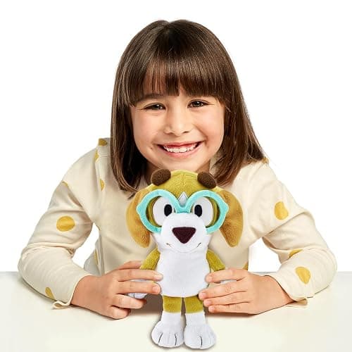 Bluey and Friends – 2 Pack Soft Stuffed Animals (Honey & Mackenzie), Approximately 7 Inches – Cuddly Plush Toys for Kids, Embroidered Faces, Travel Size, Gift for Toddlers Ages 3+ thumbnail 5
