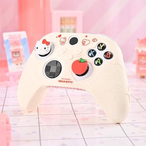 Kuitmor Silicone Controller Cover Skin for Xbox Series X,Soft Anti-Slip Protective Cover Skin Case Compatible with Xbox Wireless Controller with 2 Thumb Grip Caps - HLK thumbnail 8
