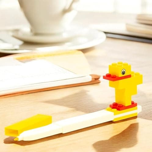 Lego Stationery Creativity Set with Duck Building Toy (53466) Includes 2 Sticky Note Pads, 1 Gel Pen, 3 Markers & a 10 Piece Duck Building Toy, Gift for Fans of Drawing and Stationery thumbnail 6