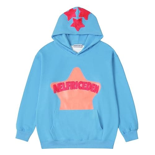 Aelfric Eden Graphic Hoodies for Men Y2K Printed Hoodie Sweatshirt Casual Oversized Long Sleeve Vintage Streetwear Pullover - Image 1