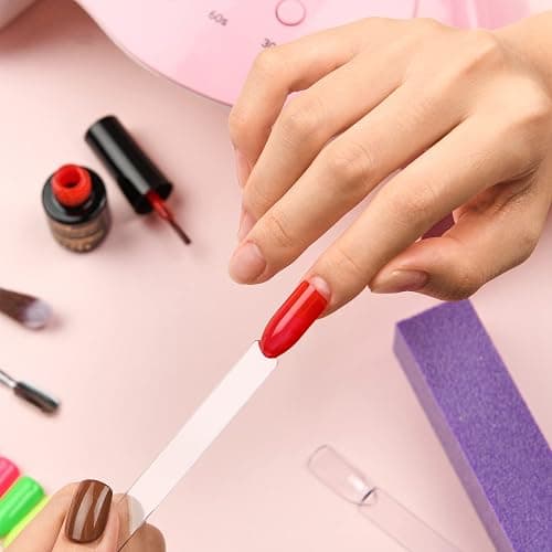 AZUREBEAUTY 150 Pcs Clear Nail Color Sticks, Fan Shape Nail Art Polish Display Tips, False Nail Sample Sticks, Nail Practice Color Display, Transparent Polish Board thumbnail 5