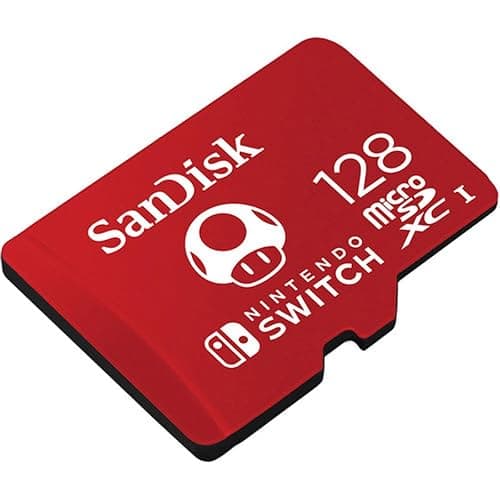 SanDisk 128GB microSDXC card for Nintendo Switch consoles, Nintendo Licensed Product, up to 100 MB/s, more place for games, UHS-I, Class 10, U3, Super Mario Super Mushroom - 128GB - Super Mario Super Mushroom thumbnail 4