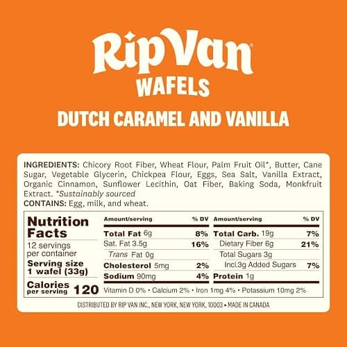 RIP VAN WAFELS Dutch Caramel & Vanilla Wafel Cookies, 4.64 OZ thumbnail 2