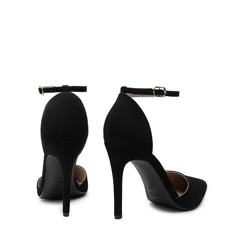 DREAM PAIRS Women's Oppointed-Lacey Pointed Toe Ankle Strap High Heel Stiletto Pumps Wedding Dress Shoes thumbnail 6