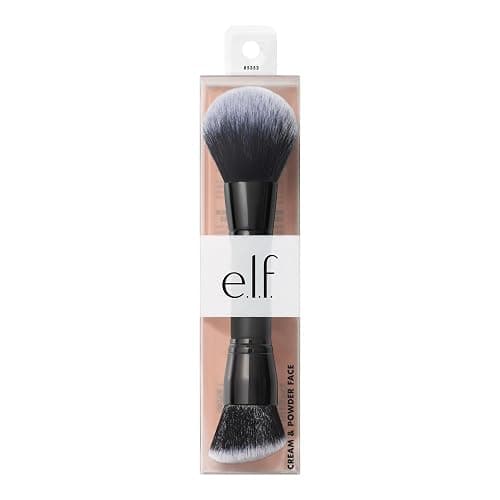 e.l.f. Dual-Ended Cream + Powder Brush, Two-in-One Makeup Brush For Creating A Gorgeous, Airbrushed-looking Complexion, Vegan & Cruelty-free thumbnail 5