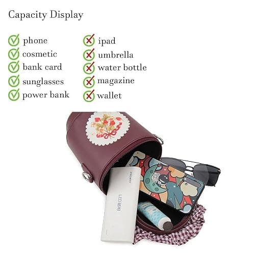ENJOININ Fun Shape Purse for Women Novelty Handbags Unique Chain Crossbody Bag for Teens with Adjustable Shoulder Strap thumbnail 3