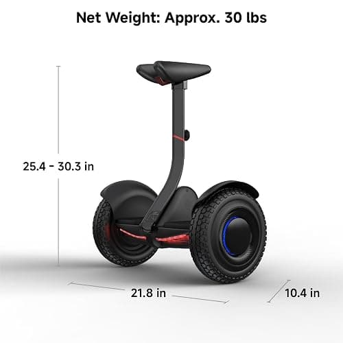 Segway Ninebot S2 Electric Self-balancing Scooter, 11.2mph Top Speed, 21.7 Miles Range w/Adjustable Height, Hoverboard UL-2271 2272 Certified thumbnail 4